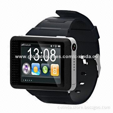Smart watch phone, synchronize contacts with Android phone/iPhone with 1.3MP camera